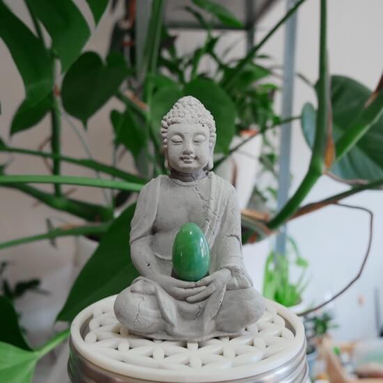 Buddha and Yoni egg